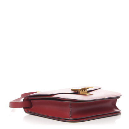 Celine Box Calfskin Medium Classic Box Flap Bag Red 4 of 15
