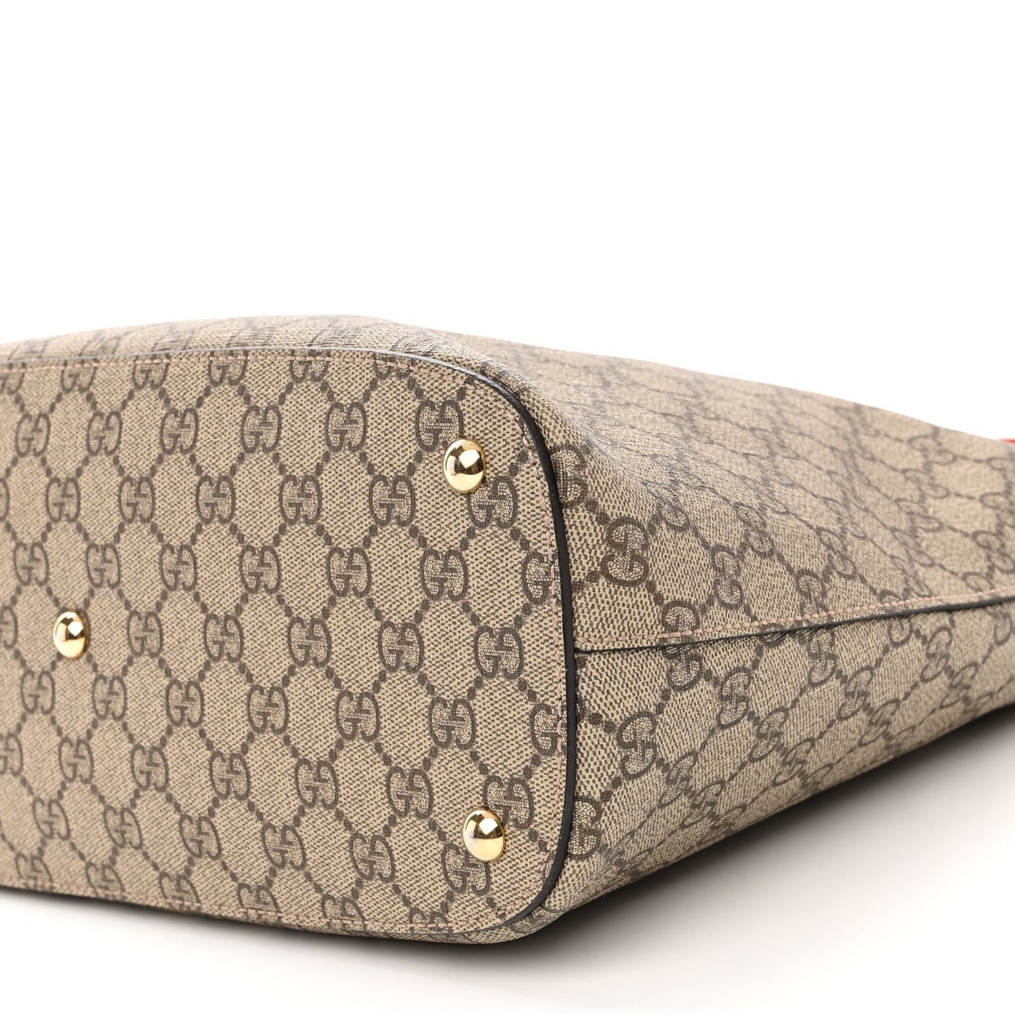GG Supreme Monogram Linea A Hobo Red