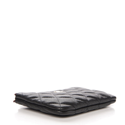 Chanel Caviar Quilted Small Cosmetic Case Black 3 of 6