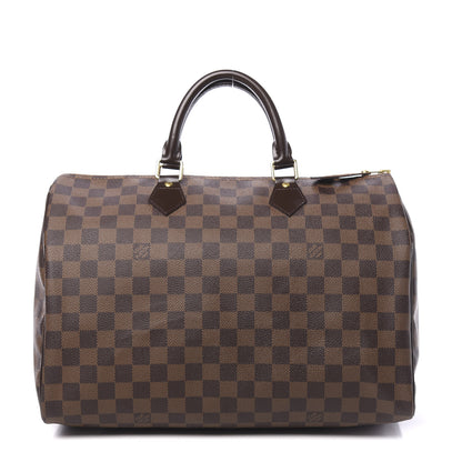 Louis Vuitton Damier Ebene Speedy 35 1 of 10