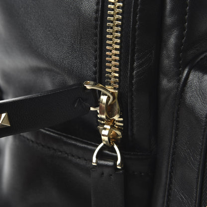 Valentino Garavani Calfskin Rockstud Backpack Black 9 of 10