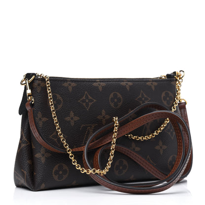 Louis Vuitton Monogram Pallas Clutch Black 2 of 4