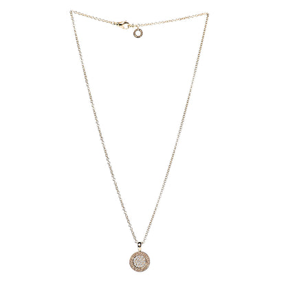 Bulgari 18K Yellow Gold Diamond BVLGARI BVLGARI Pave Pendant Necklace 3 of 5