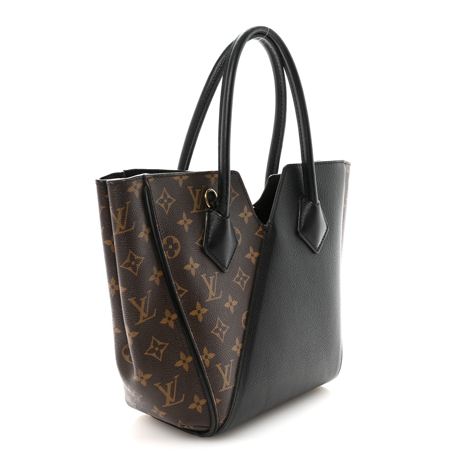 Louis Vuitton Calfskin Monogram Kimono Tote PM Black 1878484