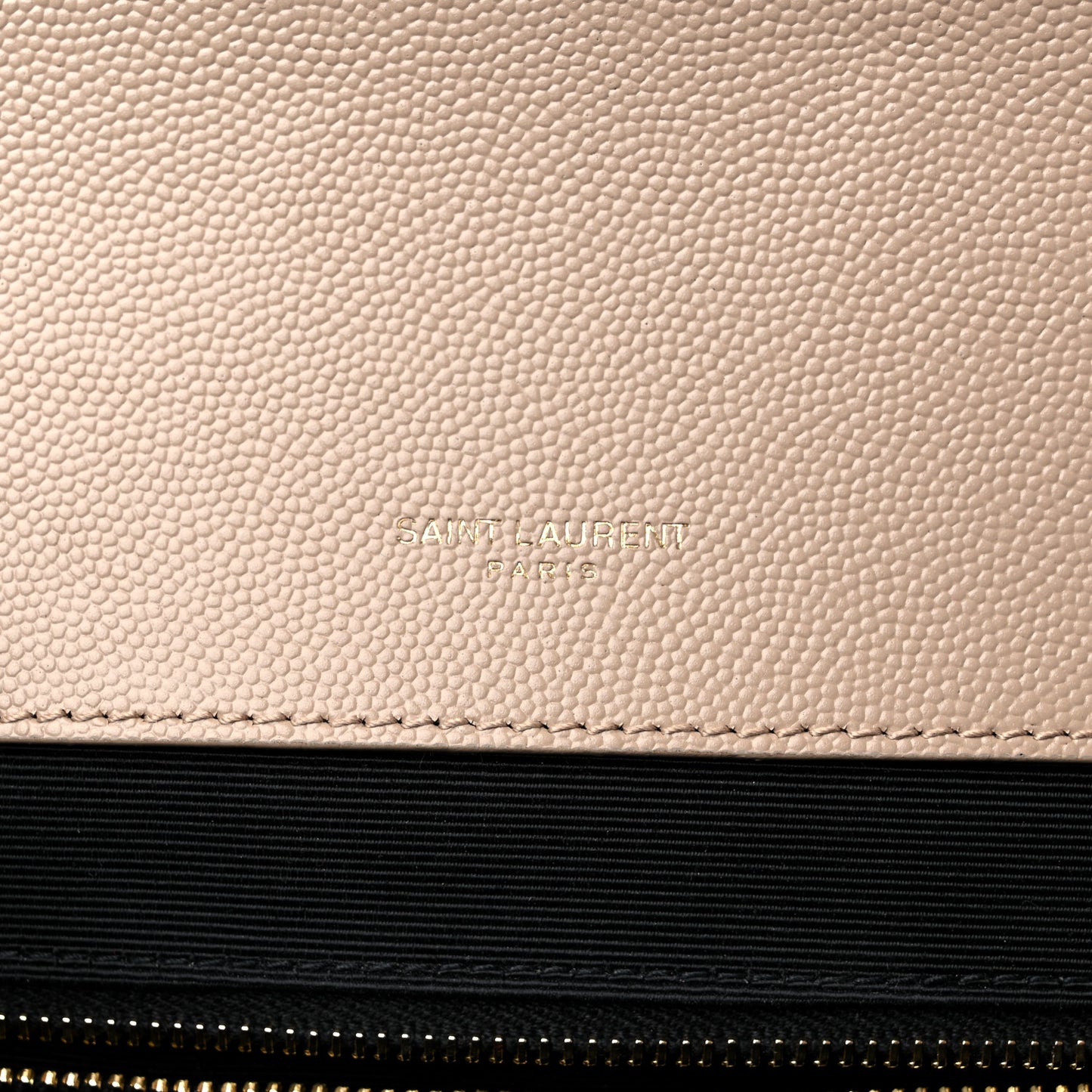 Grain De Poudre Mixed Matelasse Large Triquilt Monogram Satchel Dark Beige