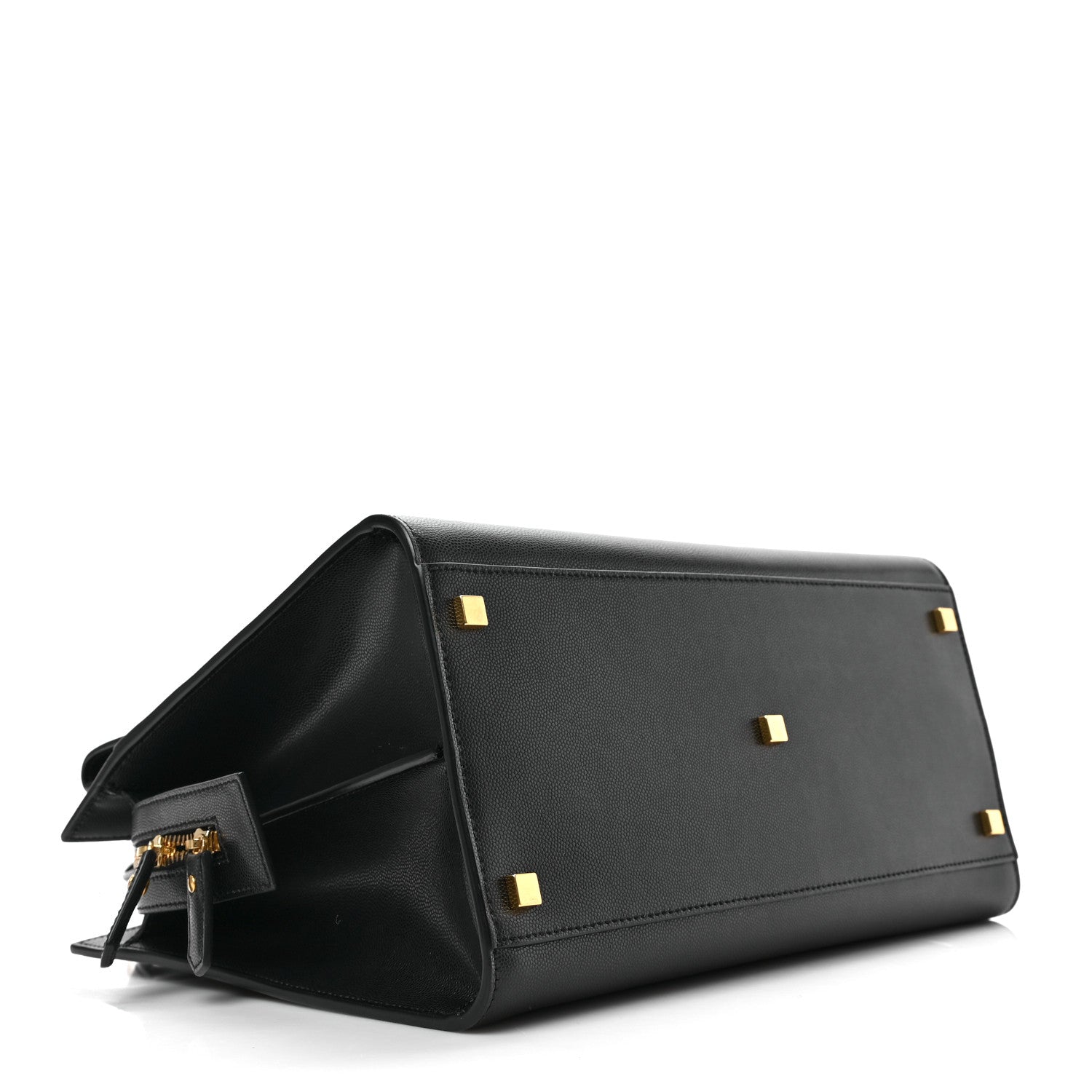 Saint Laurent Grain De Poudre Medium Uptown Tote Black 5 of 9