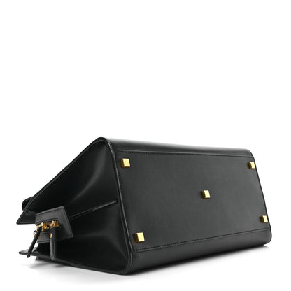 Saint Laurent Grain De Poudre Medium Uptown Tote Black 5 of 9