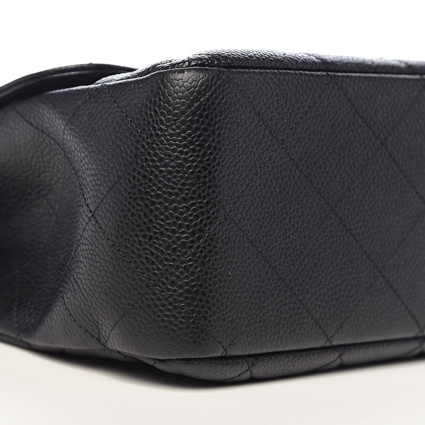 Caviar Quilted Jumbo Single Flap Black
