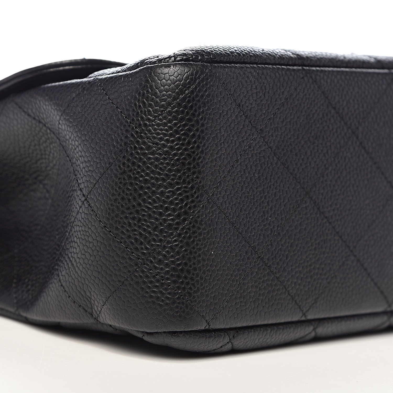 Chanel Caviar Quilted Jumbo Single Flap Black 9 of 13