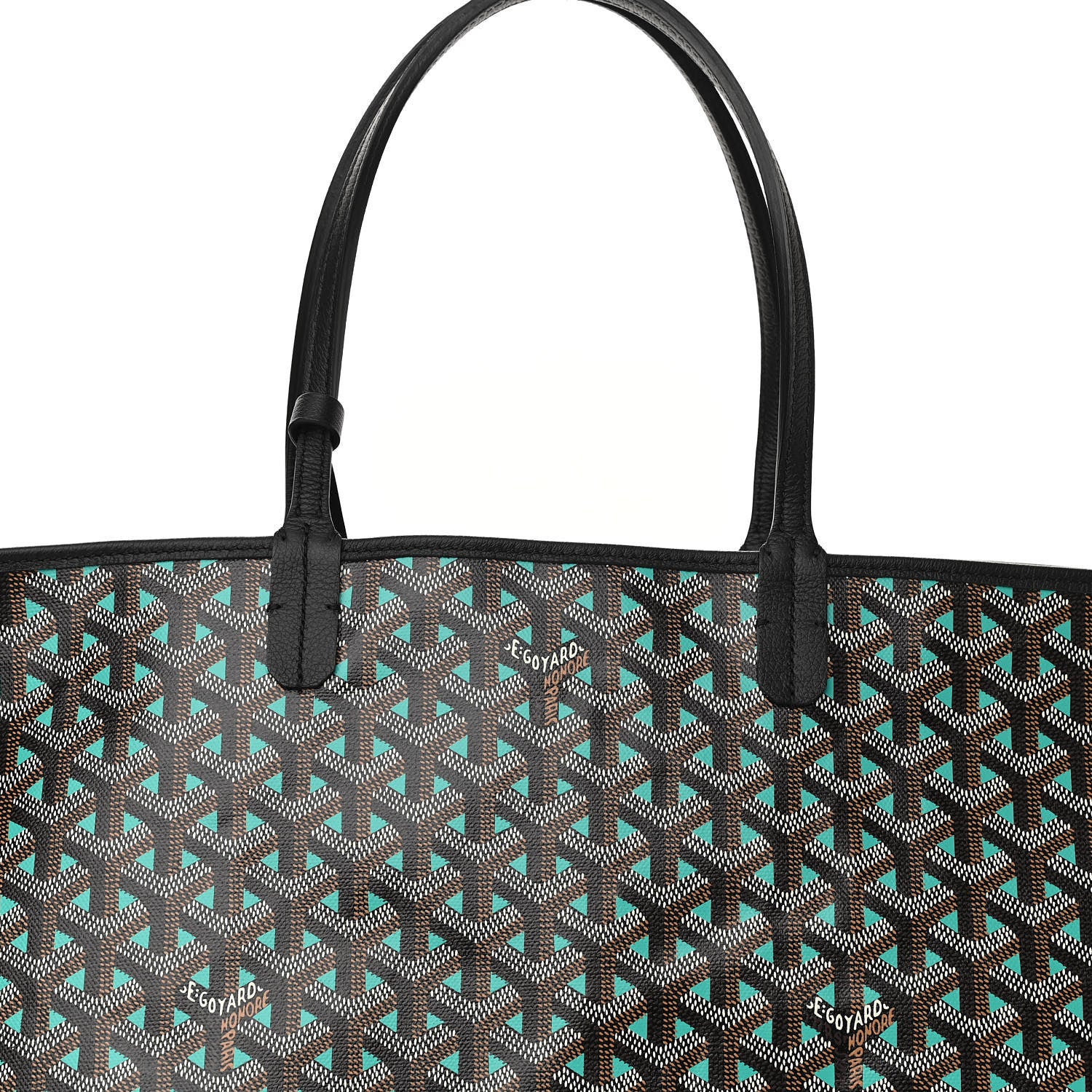 Goyard Goyardine Saint Louis Claire Voie PM Black Opaline 7 of 9