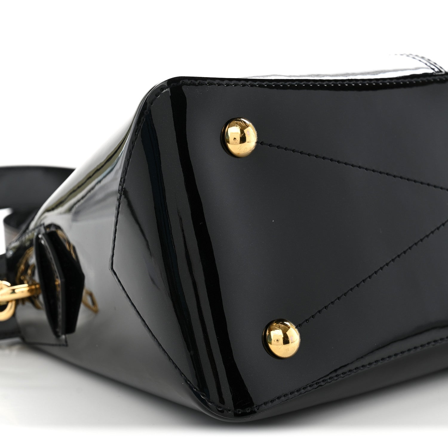Louis Vuitton Patent Calfskin Miroir Tote Black 8 of 10