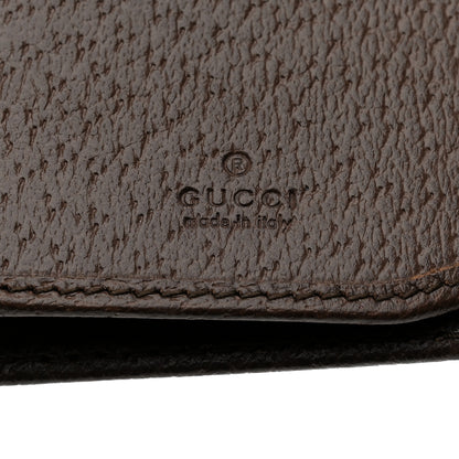 Gucci GG Supreme Monogram Web Mens Ophidia Long Wallet Beige New Acero 6 of 8