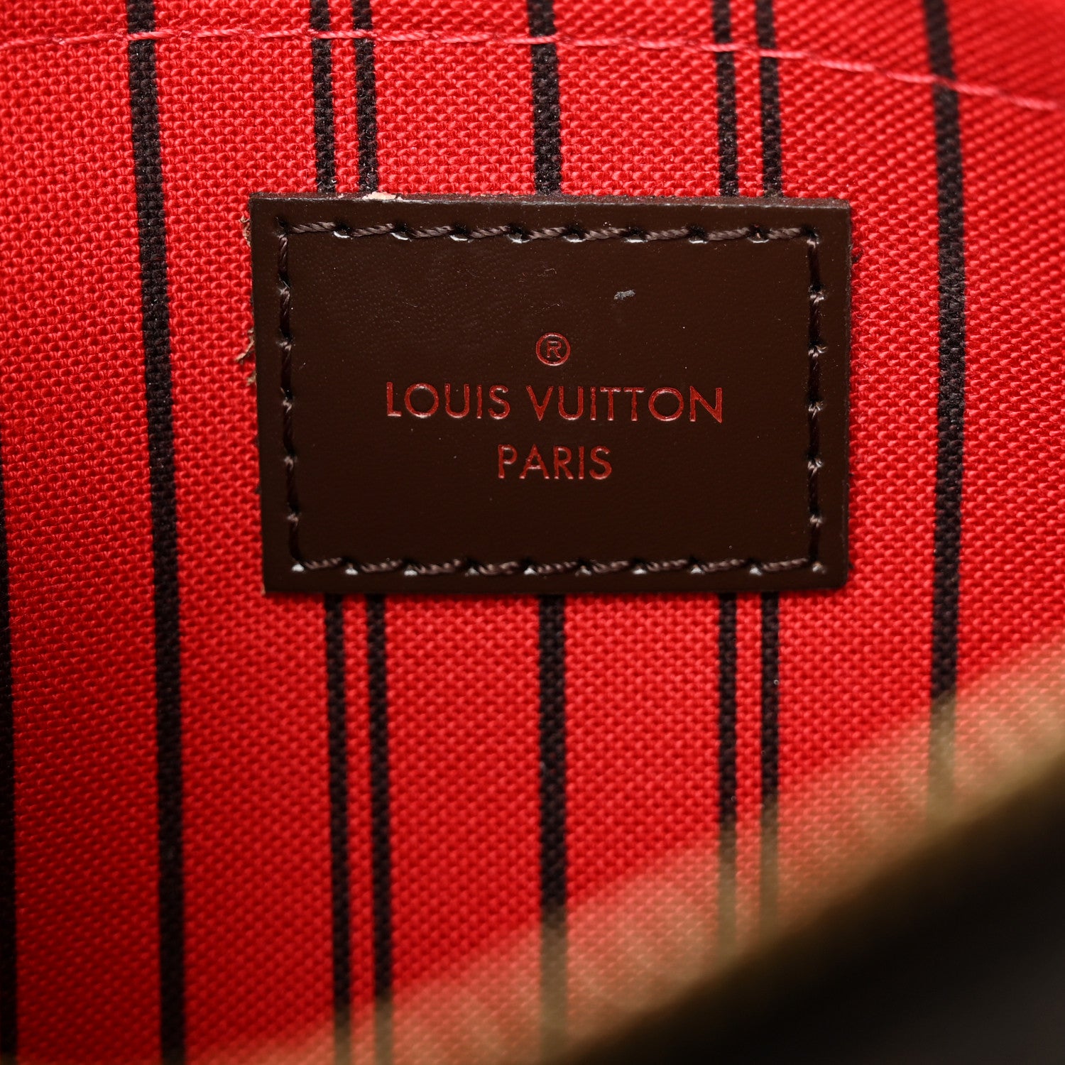 Louis Vuitton Damier Ebene Neverfull MM GM Pochette 6 of 8