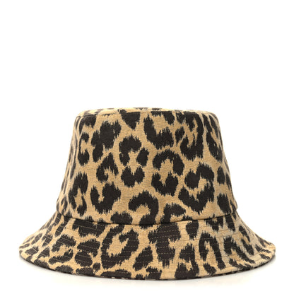 Christian Dior Oblique Reversible Leopard Bucket Hat Beige 10 of 12