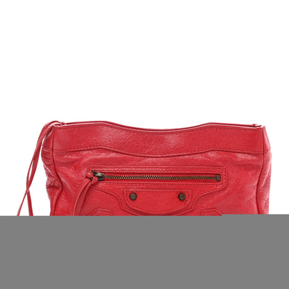 Balenciaga Agneau Porte Toilette Makeup Clutch Rouge Cardinal 1 of 9