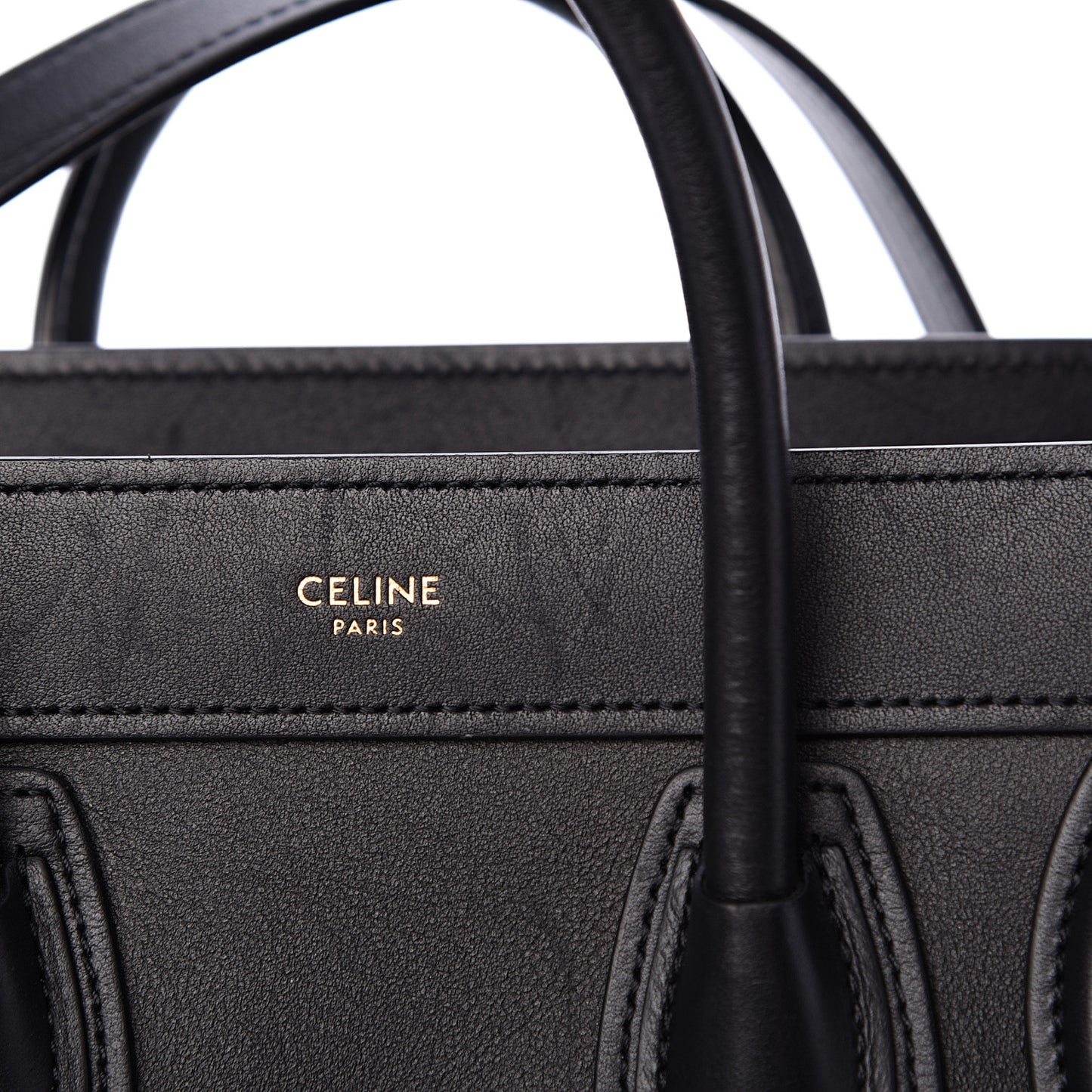 Smooth Calfskin Nano Luggage Black