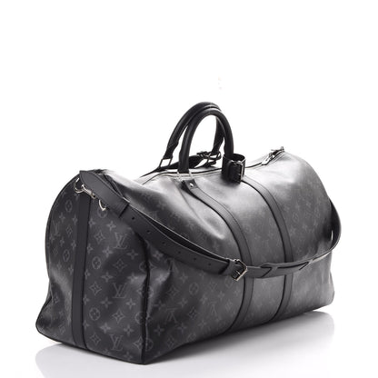 Louis Vuitton Monogram Eclipse Keepall Bandouliere 55 3 of 8