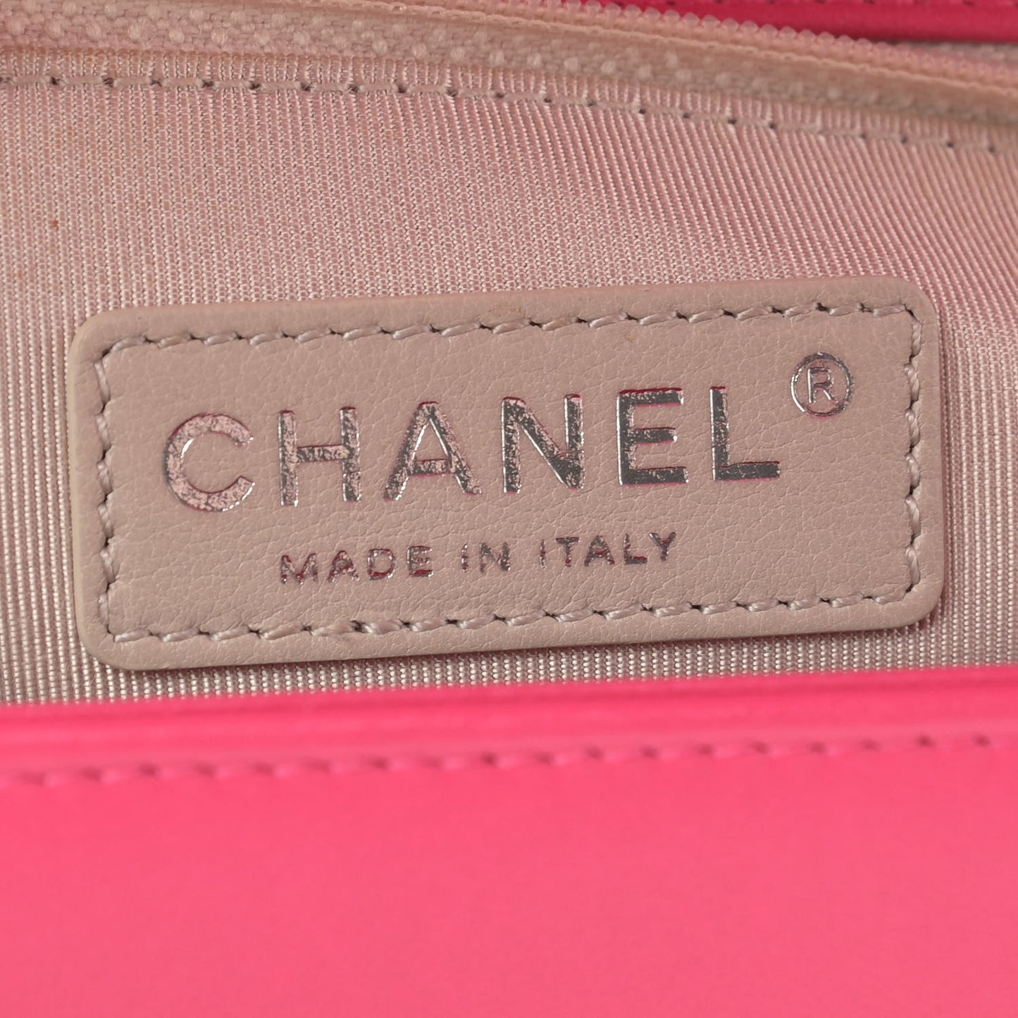 Lambskin Quilted New Medium Boy Flap Pink