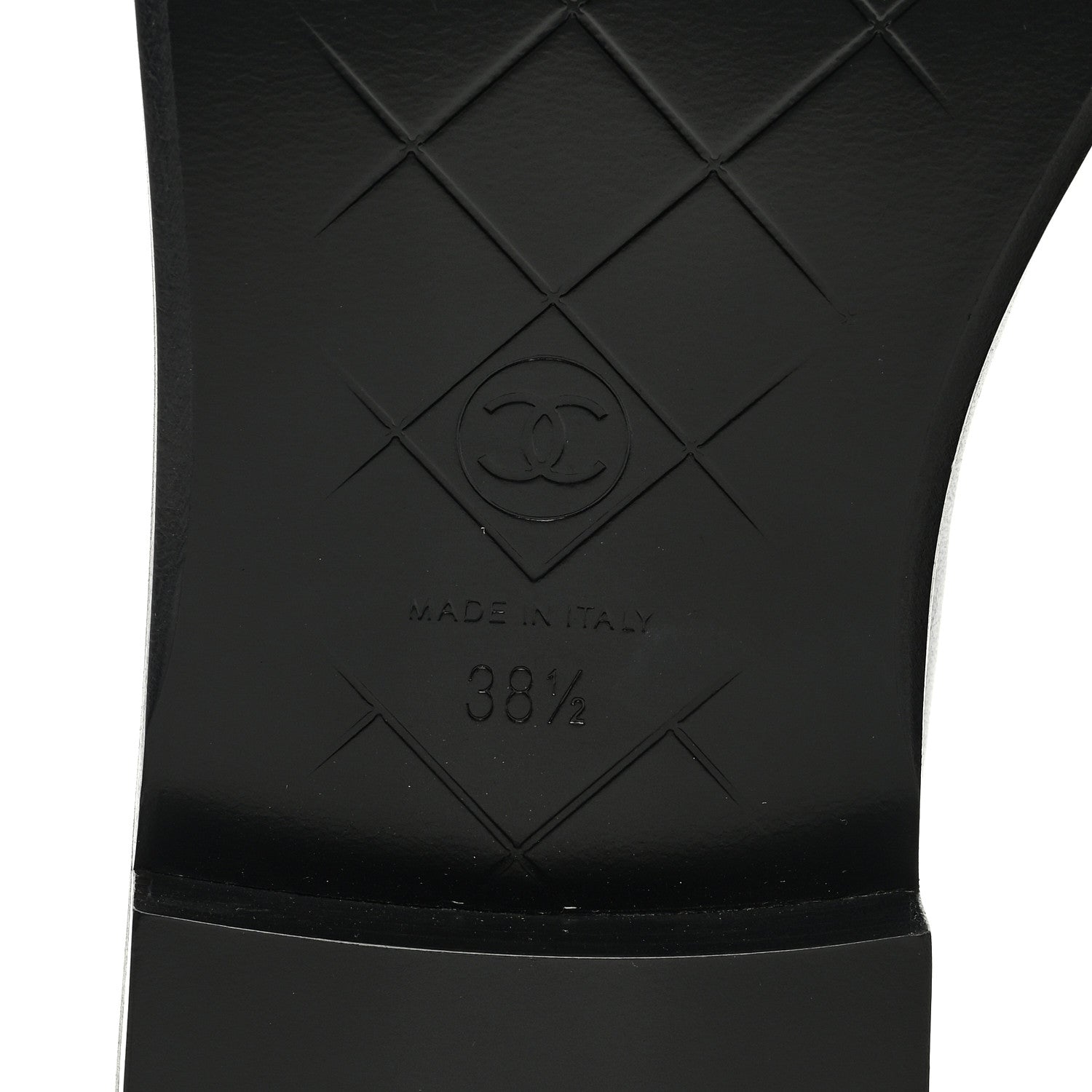 Chanel Lambskin Quilted CC Turnlock Loafers 38.5 Black 6 of 8