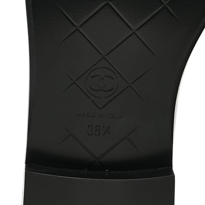 Chanel Lambskin Quilted CC Turnlock Loafers 38.5 Black 6 of 8