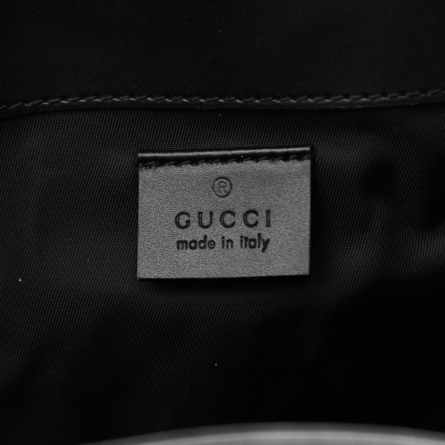 Gucci GG Supreme Monogram Web Messenger Diaper Bag Black Grey 6 of 16