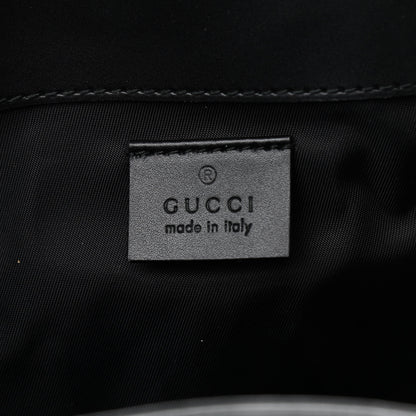 Gucci GG Supreme Monogram Web Messenger Diaper Bag Black Grey 6 of 16