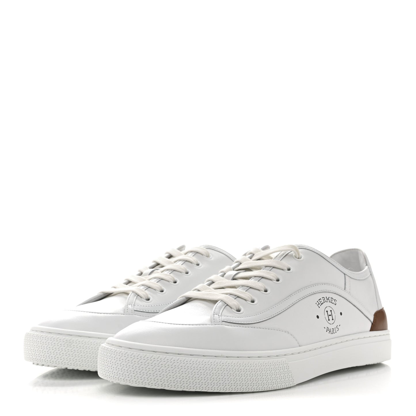Calfskin Mens Get Sneakers 43 White