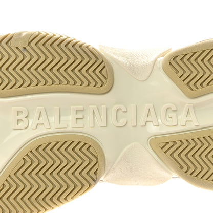 Balenciaga X GUCCI Maxi GG Supreme Monogram Mens Triple S Sneakers 40 Beige Ebony Black Green 6 of 9