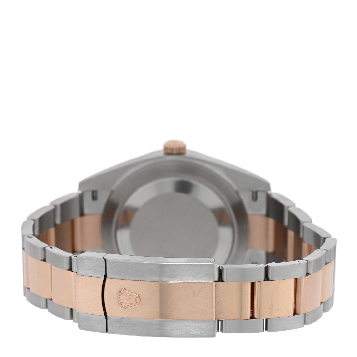 Rolex Stainless Steel 18K Everose Gold 41mm Oyster Perpetual Wimbledon Datejust Watch Slate 126331 3 of 5