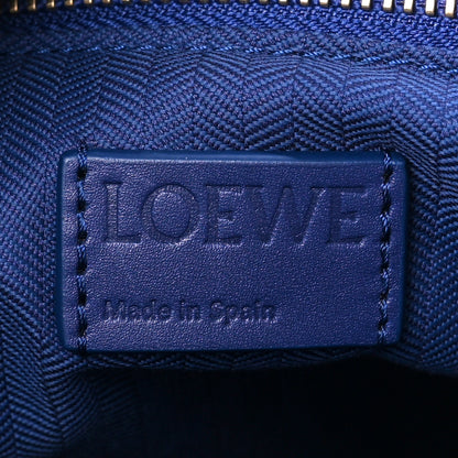 Loewe Satin Calfskin Monochrome Small Puzzle Edge Bag Navy 6 of 13