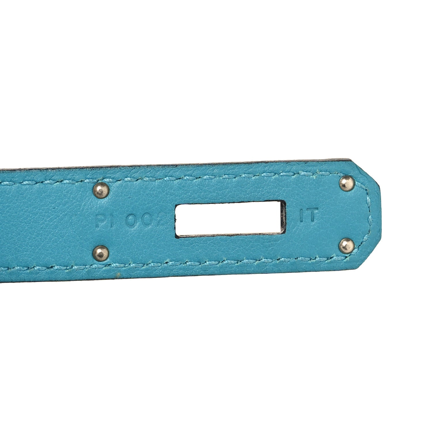 Hermes Togo Swift Ghillies Birkin 30 Turquoise 7 of 13