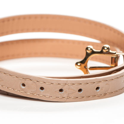Louis Vuitton Vernis Triple Tour Bracelet Noisette 4 of 7