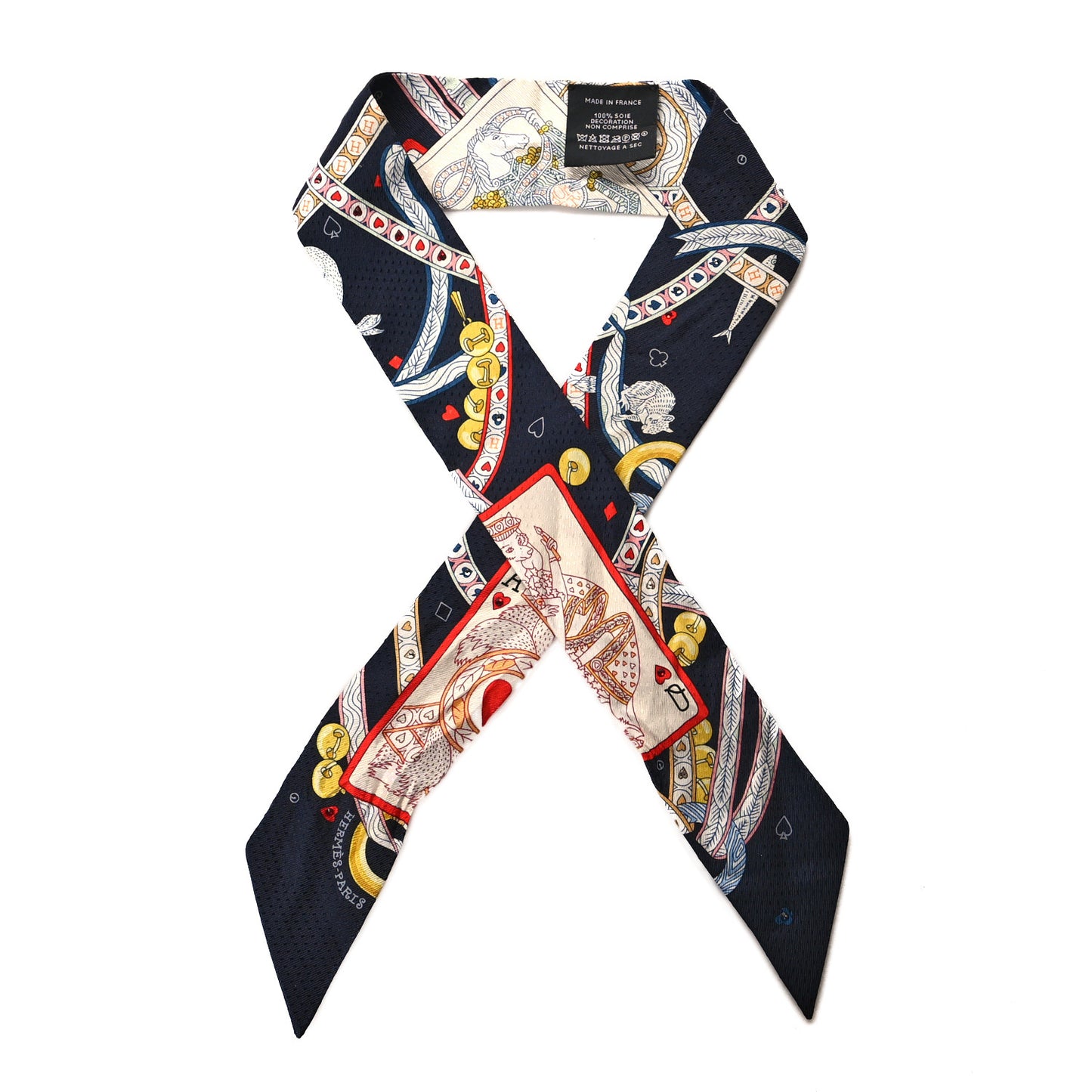 Silk Dame de Coeur Twilly Black Rouge Or