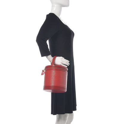 Louis Vuitton Epi Cannes Castillan Red 2 of 14