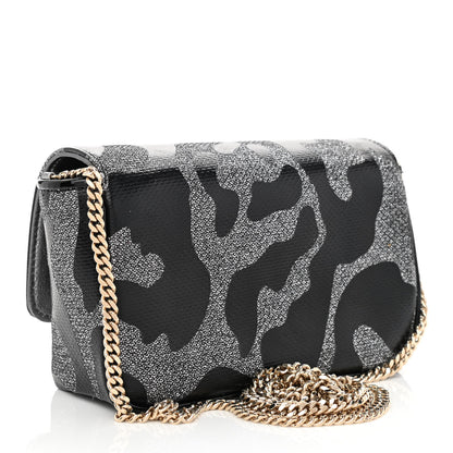 Jimmy Choo Glitter Mini Ruby Chain Crossbody Anthracite 3 of 8