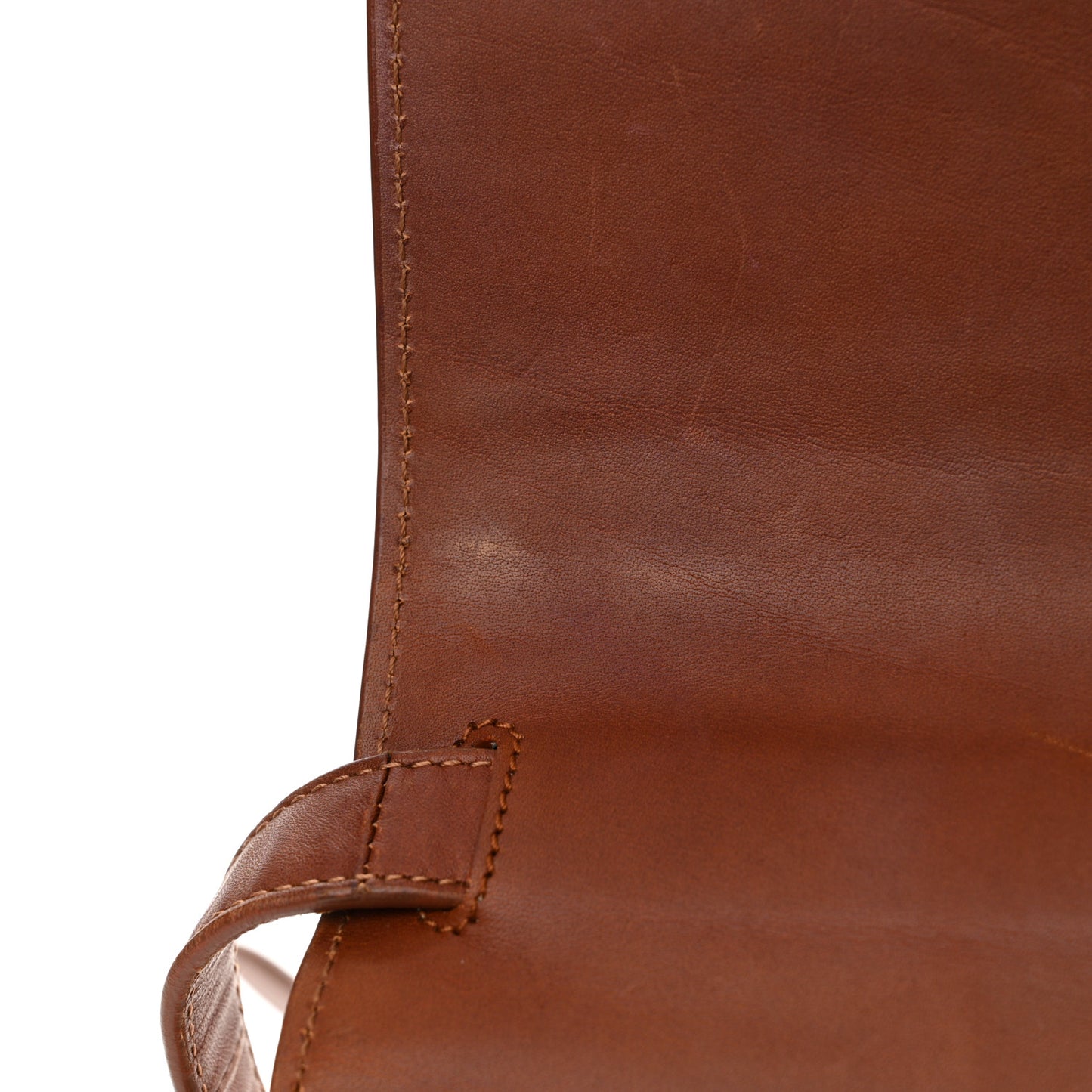 Linen Calfskin Medium Bellechasse Beige Cognac