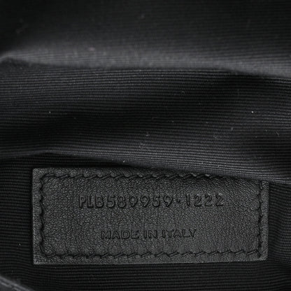 Saint Laurent Grain De Poudre Monogram Belt Bag Black 7 of 11