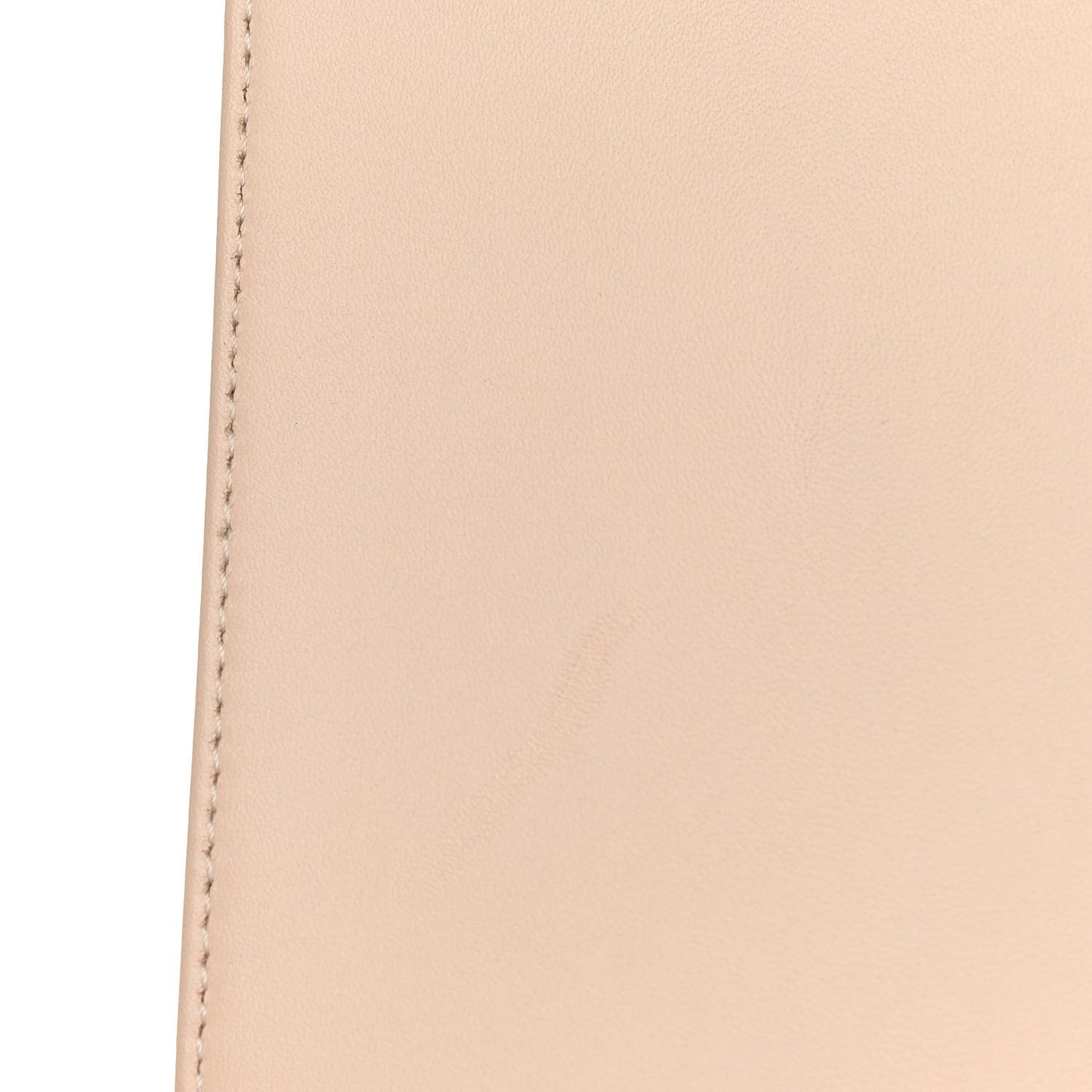 Lambskin Quilted Large Boy Flap Beige