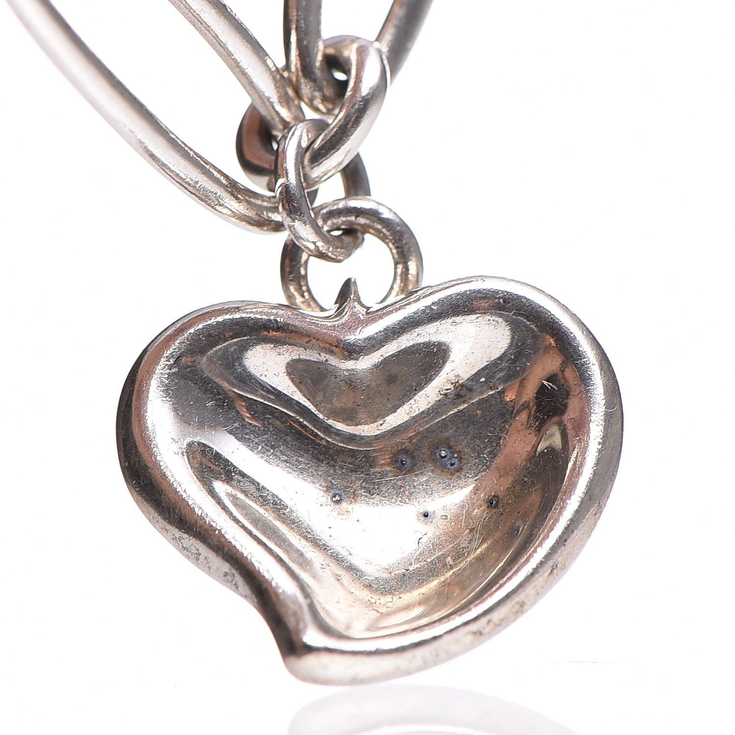 Sterling Silver Elsa Peretti Full Heart Bracelet