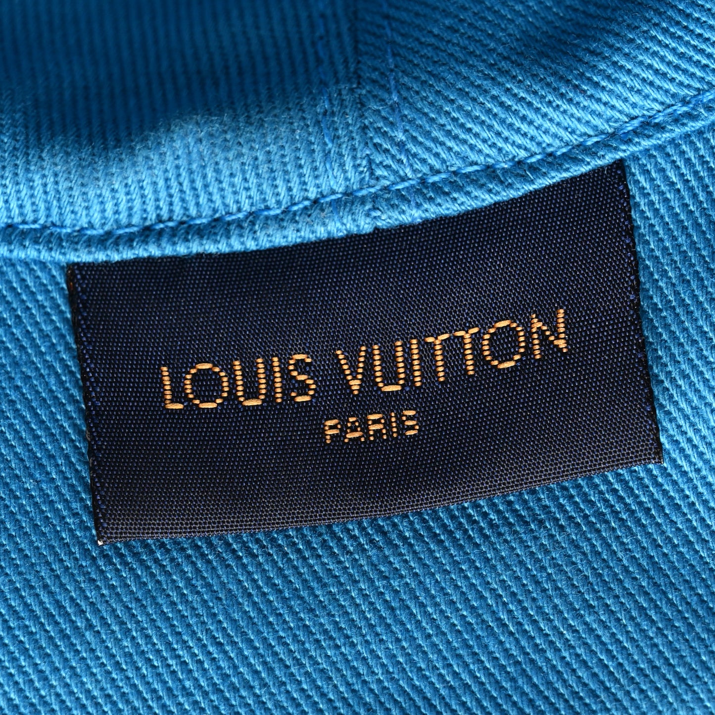 Monogram Denim Transformable Bob Bucket Hat 60 White Blue