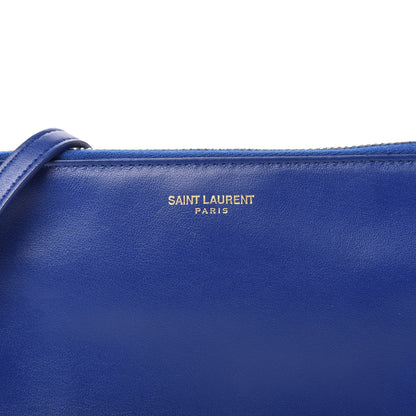 Saint Laurent Calfskin Monogram Phone Pouch Crossbody Bag Blue Majorelle 11 of 11