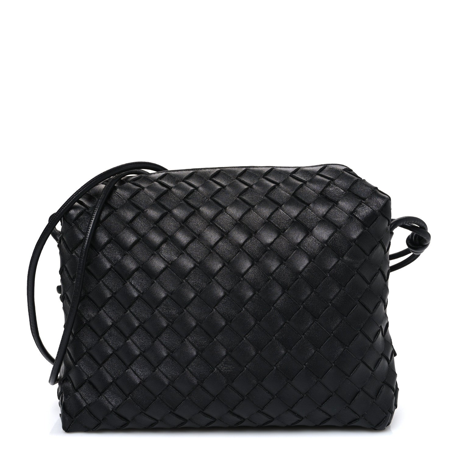 Bottega Veneta Nappa Intrecciato Medium Loop Camera Bag Black 1 of 9