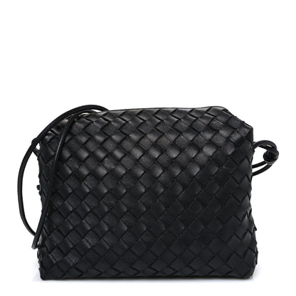 Bottega Veneta Nappa Intrecciato Medium Loop Camera Bag Black 1 of 9