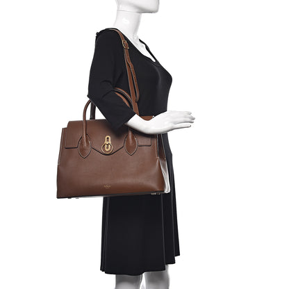 Mulberry Silky Calfskin Large Seaton Tan 2 of 12