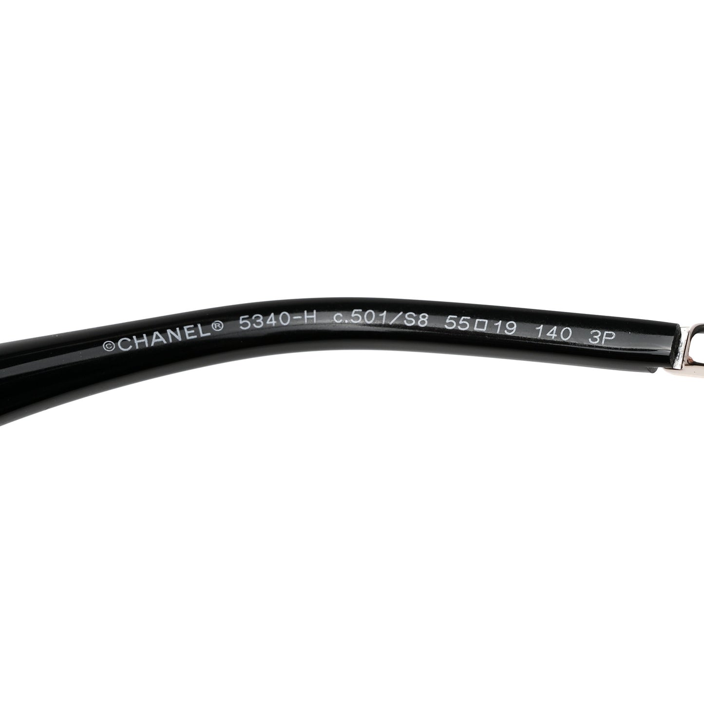 Polarized Cat Eye Pearl Sunglasses 5340-H Black