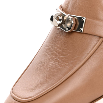 Hermes Calfskin Oz Mules 37 Beige Sarrazin 9 of 13