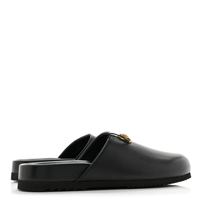 Gucci Jakarta Calfskin Womens Horsebit Slippers 41 Black 4 of 9