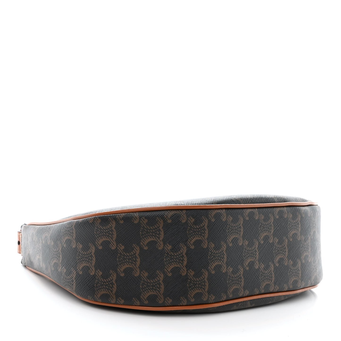 Triomphe Canvas Calfskin Ava Shoulder Bag Tan