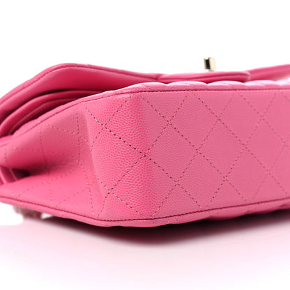 Chanel Caviar Quilted Small Double Flap Pink 8 of 9