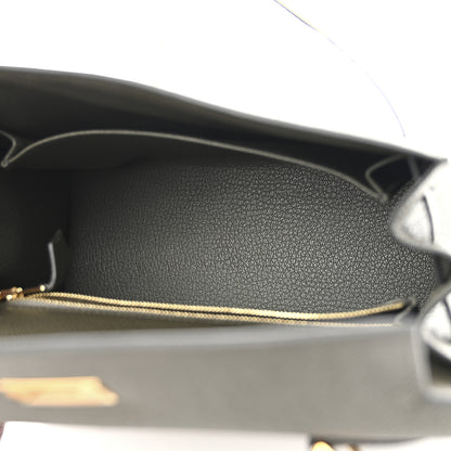 Hermes Epsom Kelly Sellier 25 Vert De Gris 5 of 11